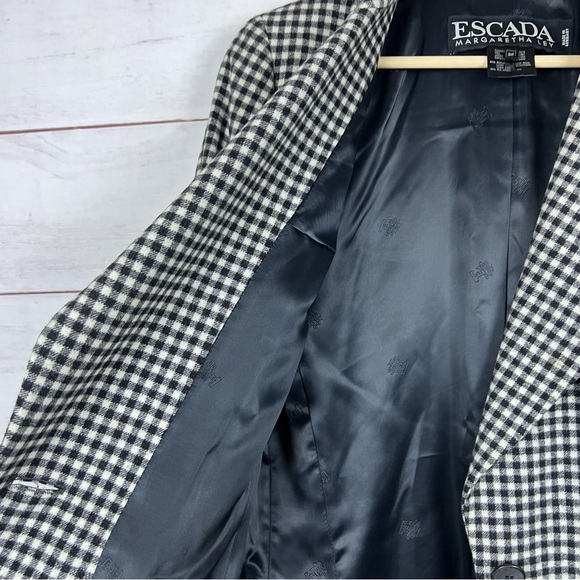 Escada Wool Blazer Jacket Size 38 US 6 - Picture 4 of 9